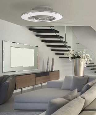 Vintage ventilatore da soffitto con luce - Leds C4 Illuminazione -  Ventilatori - Progetti in Luce