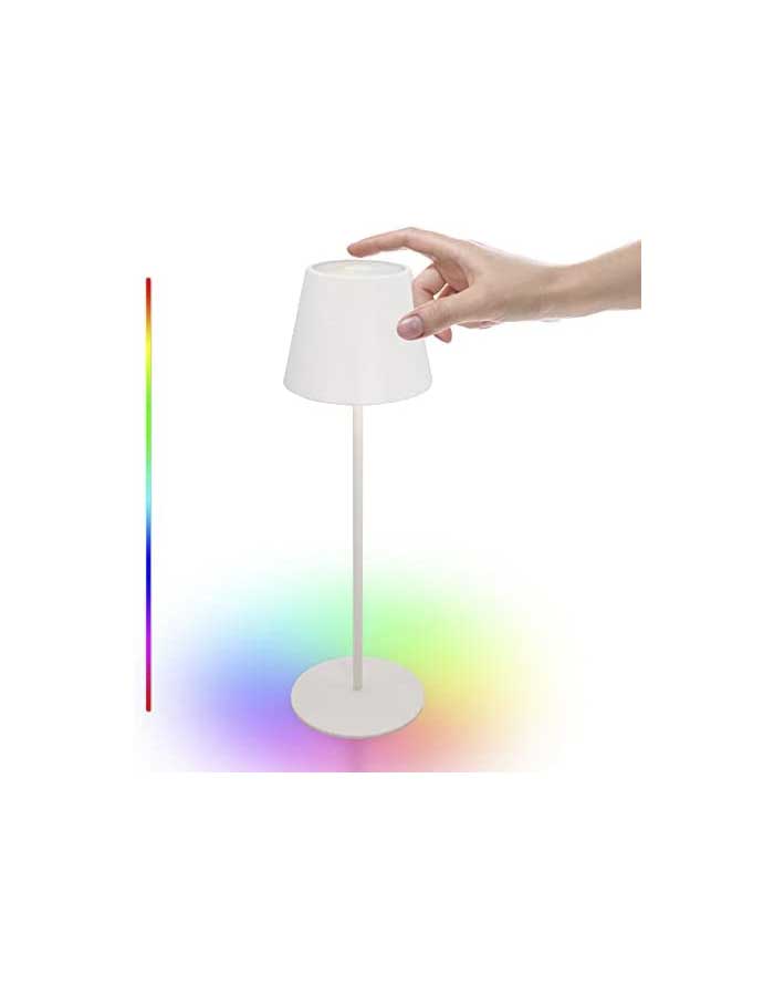 Aurora lampada Led da tavolo RGB + bianco caldo ricaricabile